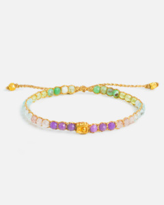 Gemstone Gold: Balance Angel No. 888 Bracelet | Gold