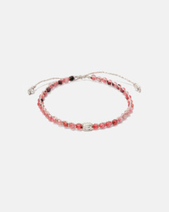 Gemstone Silver: Rhodonite from Argentina Bracelet | Silver