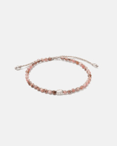 Rhodochrosite Bracelet | Silver