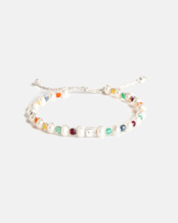 Pearls: Pearl & Gemstone Bracelet | Silver