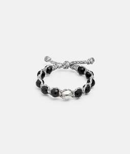 Black Spinel Rings | Silver