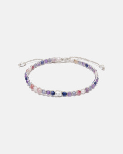 Ombre: Ombre Purple Rain Bracelet | Silver