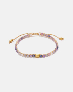 Ombre: Ombre Purple Rain Bracelet | Gold No