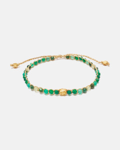 Ombre: Ombre Green Glow Bracelet | Gold
