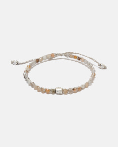 New Arrival: Peach Moonstone Bracelet | Silver