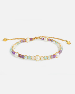 Gem Galaxy: Sirius Astral Serenity Bracelet | Gold