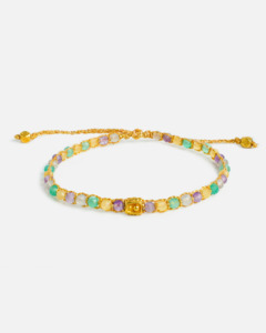 Gem Galaxy: Saturnus Mystic Insight Bracelet | Gold