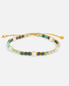 Gem Galaxy: Earth Tranquil Tides Bracelet | Gold