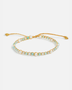 Gem Galaxy: Moon Velvet Moon Bracelet | Gold