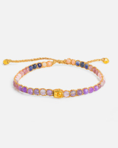 Gem Aura Angel: Protection Angel No. 444 Bracelet | Gold
