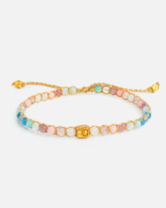 Gem Aura Angel: Support Angel No.333 Bracelet | Gold