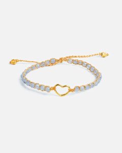 Kids Bracelets: Lavender Amethyst  Bracelet Kids | Heart