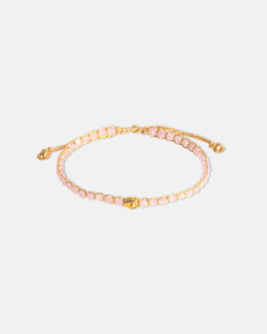 Zodiac Scorpio October: Pink Tourmaline from Mozambique Bracelet | Gold