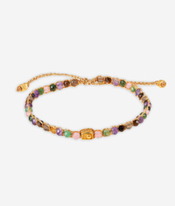 Amethyst: Graceful Bracelet  | Gold