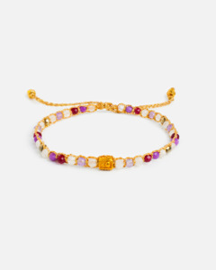 Amethyst: Empowerment Bracelet  | Gold
