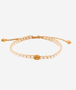 Gemstone Gold 1: Green Apple Jade Bracelet | Gold