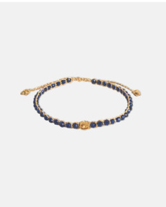 Blue Spinel Bracelet | Gold