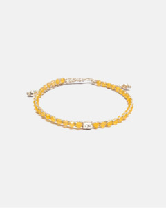 Yellow Calcite Bracelet | Silver