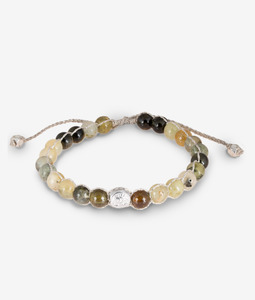 All: Prehnite 6mm Bracelet | Silver