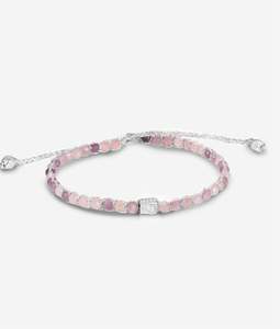 Lepidolite Bracelet | Silver