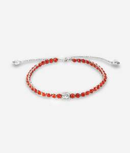 Dark Carnelian Bracelet | Silver