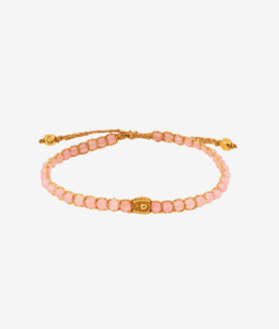 All: Pink Quartz Bracelet | Gold