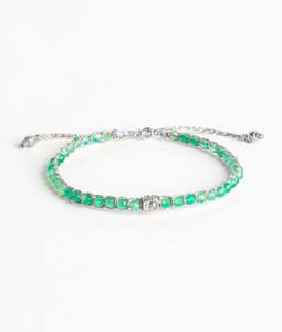 All: Green Onyx Bracelet | Silver