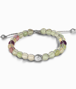 Bracelets: Fluorite from Mexico 6mm Bracelet | Silver