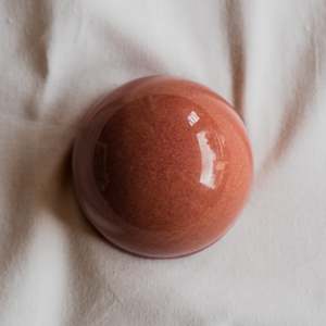 Ceramics: Ceramic Dome Burnt Petal