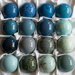 Ceramic Dome Sets: Ceramic Dome Ocean Collection (16)