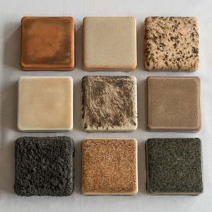 Ceramic 9 Checkers Earth Collection #1