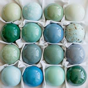 Ceramic Dome Green/Blue Collection