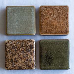 Ceramic Checkers Earth Collection #6