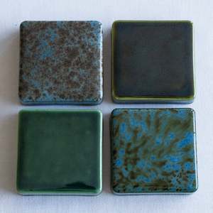 Show All: Ceramic Checkers Forest Set #1