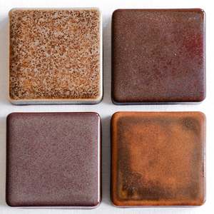 Ceramic Checkers Red Set #1