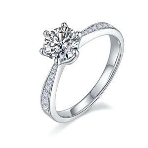 Products: s925 Clear Moissanite 1CT DIAMOND Engagement Rings for Women