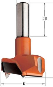 Drills: Drill 22.0mm x 57mm TCT L/H Dowling