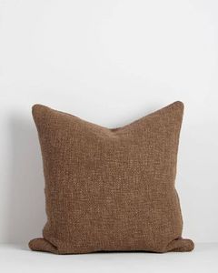 baya Sanctuary Interiors: Cyprian- Handwoven Cushion by BAYA- Cocoa