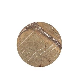 Marble Patisserie Board Round - Pink Taupe