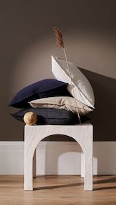 Cushions: Alberto Boucle Cushion  50x50cm