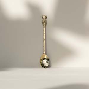 Sandbank Accessories: Pineapple Brass Spoon