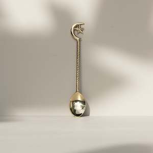 Sandbank Accessories: Moon Brass Spoon
