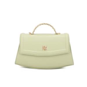 Handbags: Amara Top Handle Bag - Green
