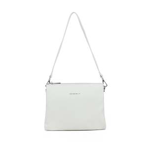 Kendra Leather Crossbody Bag - White