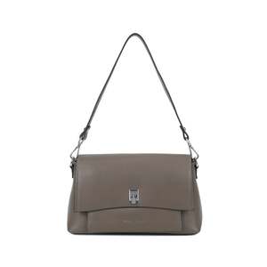 Clara Leather Crossbody Bag - Dark Taupe