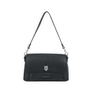 Clara Leather Crossbody Bag - Black