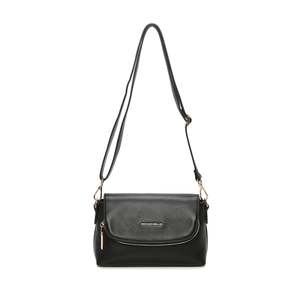 Leather: Carla Leather Crossbody Bag - Black