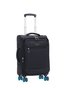Fabric Suitcases: San Michelle Travel Pro 55cm Suitcase