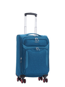 Fabric Suitcases: San Michelle Denim Adventurer 55cm Suitcase