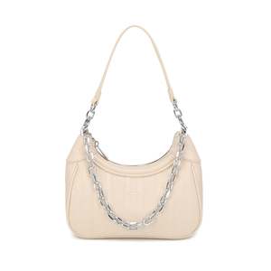 Hobo Bags: Jackie Hobo Bag - Beige